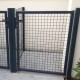 Portillon de jardin grillage rigide gris anthracite