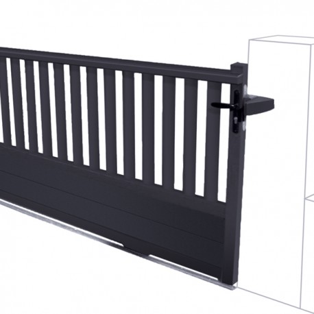 Portail coulissant en Aluminium Nikita