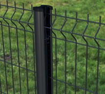 Kit Panneau Rigide PREMIUM + poteau à clips - Noir | Gris anthracite | Blanc
