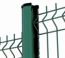 Complément Panneau Rigide PREMIUM + poteau à encoches - Vert