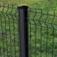 Clôture 2m50 panneau rigide Premium fil ø 5mm avec poteau à clips