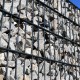 Clôture gabion mur décoratif minéral