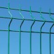 10 mètres de clôture PANNEAU RIGIDE Fil ø 4-5mm VERT avec poteau à encoches