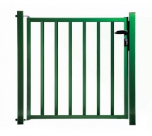 Portillon de jardin barreaudé Vert