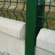 Plaque béton de soubassement pour clôtures rigides ou clôtures en rouleaux
