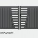 Portail aluminium modèle COCOON