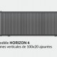 Portail aluminium modèle HORIZON