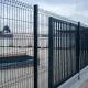 Clôture 2m50 panneau rigide Premium fil ø 5mm avec poteau à clips